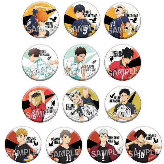 Haikyuu!! Glitter Tin Badge (13 variants) 排球少年 襟章