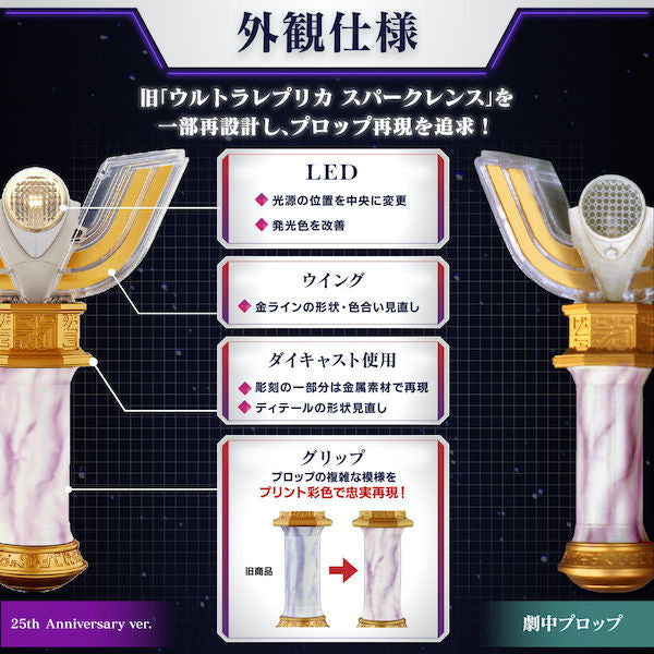 ULTRA REPLICA SPARK LENS 25th ANNIVERSARY VER. (Ultraman Tiga)