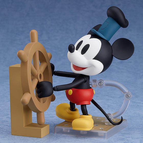 1010b Nendoroid Mickey Mouse Figure - 1928 Ver. Steamboat Willie (Color) | Disney 米奇90週年 | Up-Next HK