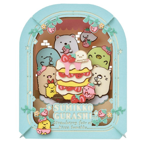 PT-286 PAPER THEATER Sumikko Gurashi - Strawberry Fair 角落小夥伴 角落生物 すみっコぐらし 紙劇場