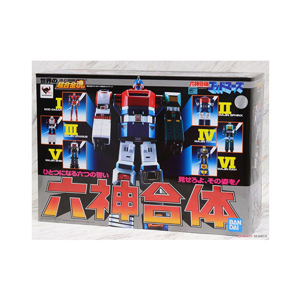 Soul of Chogokin GX-40R Six God Combination Godmars Toy Figures