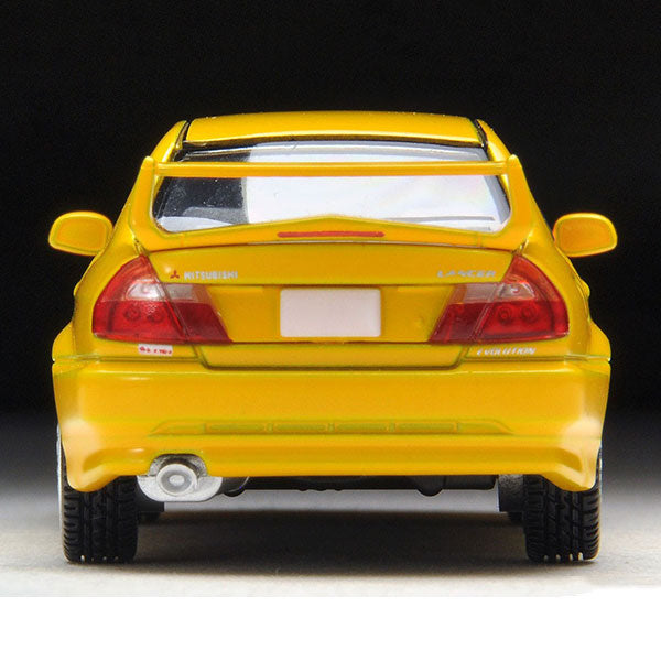 TLV-N187a Lancer GSR Evolution V Yellow Tomica Diecast Car Model Rear