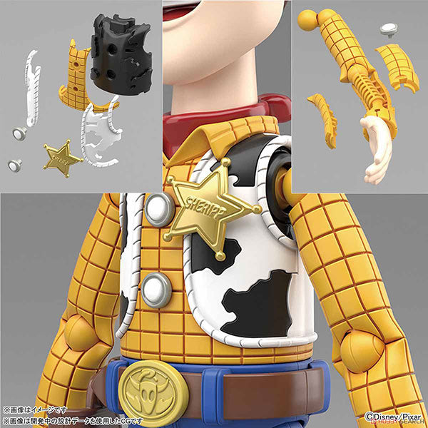 Woody Toy Story 4 Pixar Disney Bandai Plastic Model Kit Figure