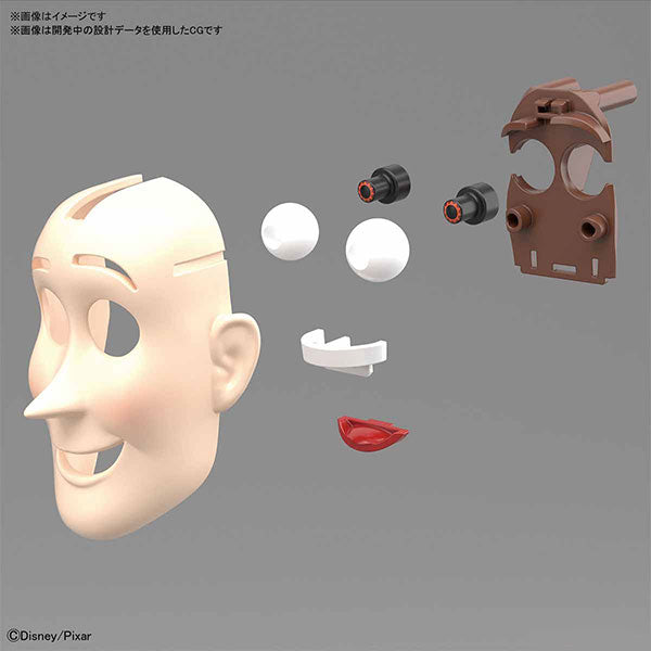 Woody Toy Story 4 Pixar Disney Bandai Figures Assemble Face Head Parts