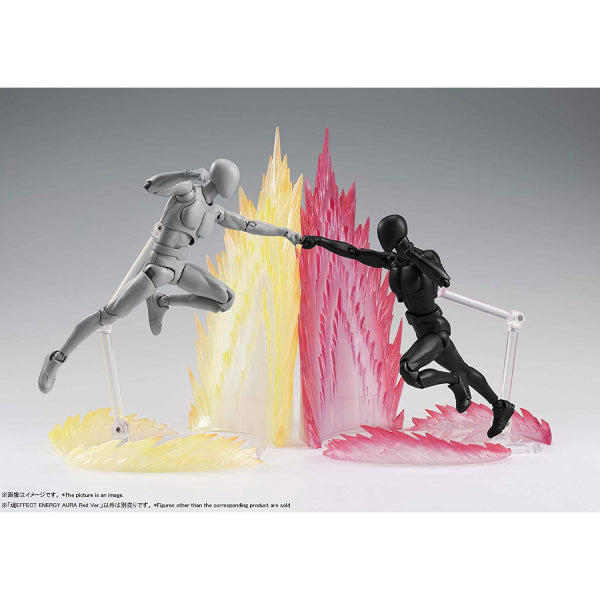 Dragon Ball S.H.Figuarts Son Goku Kaio-ken & Tamashii EFFECT ENERGY AURA Red Ver. SET