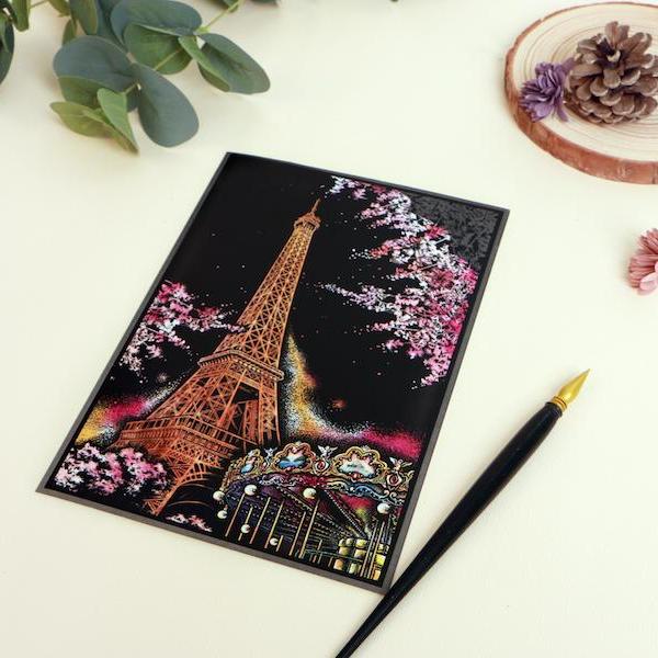 Scratch Postcard - Cherry Blossom 1Pc_Art, Fun :)_LAGO - Up-Next