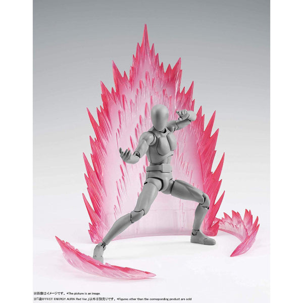 Dragon Ball S.H.Figuarts Son Goku Kaio-ken & Tamashii EFFECT ENERGY AURA Red Ver. SET