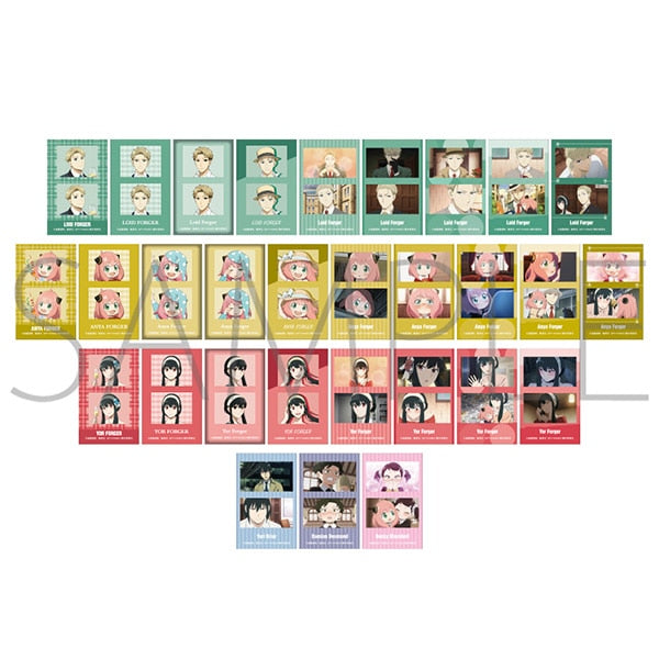 Spy x Family Peta Collection Clear Ver. sticker (box of 10 packs) 間諜家家酒 間諜過家家 安妮亞 アーニャ 貼紙