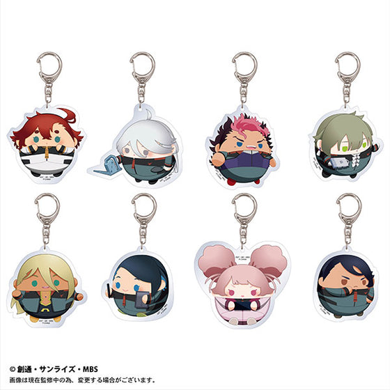 Mobile Suit Gundam: The Witch from Mercury Fuwakororin Acrylic Key Ring (Set of 8) 機動戰士 高達 水星的魔女 鎖匙扣 掛飾 吊飾