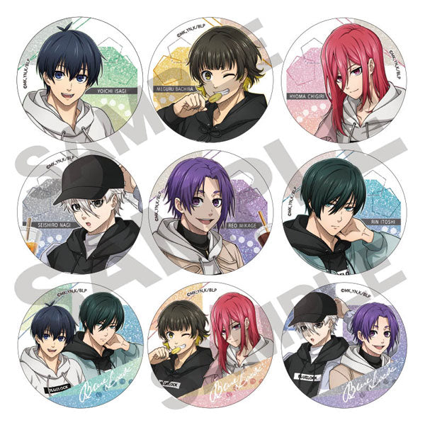 Bluelock Trading Glitter Tin Badge Hoodie (set of 9) 藍色監獄 襟章