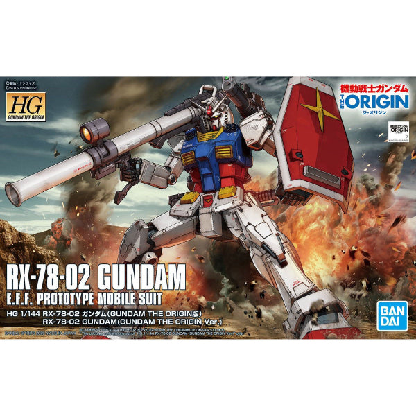 HG 1/144 RX-78-02 Gundam (GUNDAM THE ORIGIN version) 機動戰士 高達 元祖