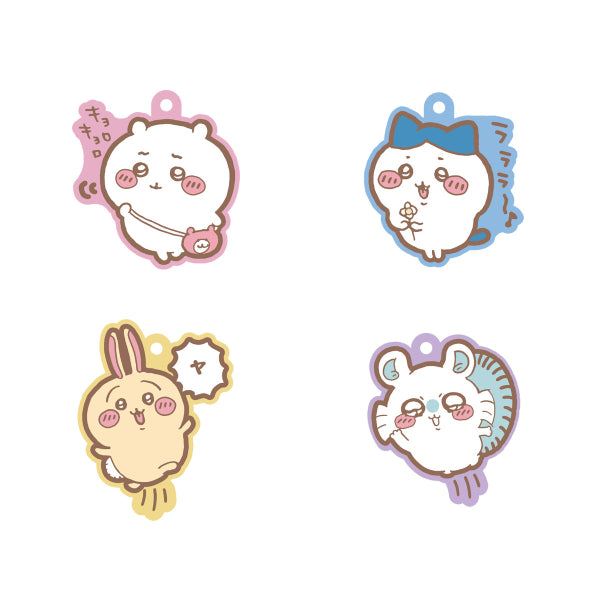 SOMETHING SMALL AND CUTE RUBBER MASCOT GUMMI 2 (box of 12 packs) Chikawa Chiikawa ちいかわ 小可愛 吉伊卡哇 gummy gumi 掛飾 吊飾 鎖匙扣