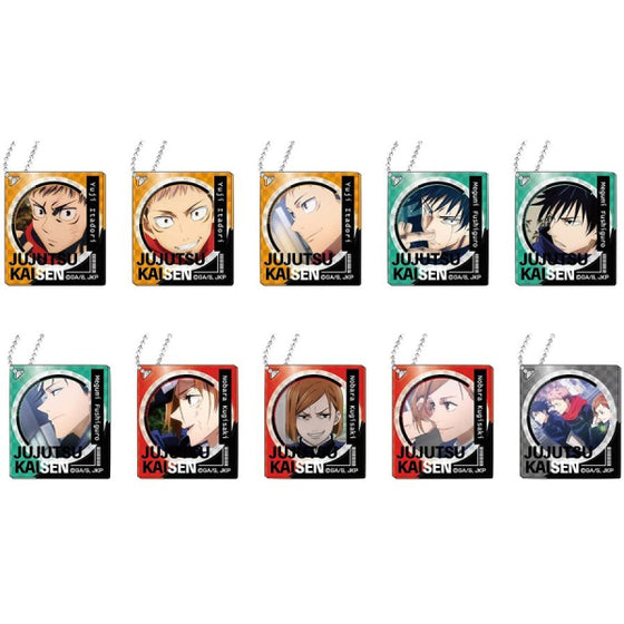 Decofla Acrylic Key Ring - Jujutsu Kaisen Box Set A (Set of 10)