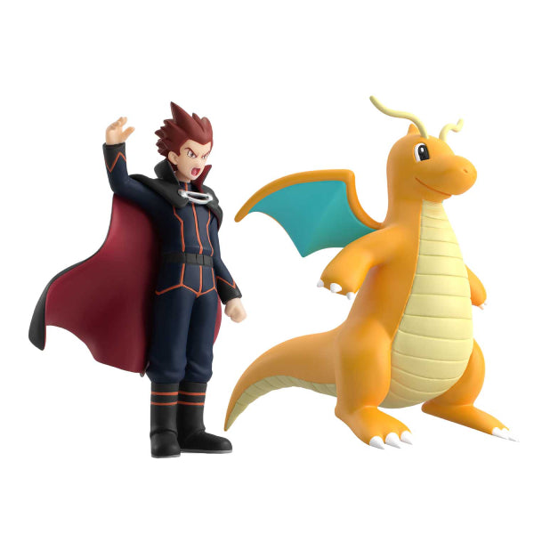 POKÉMON SCALE WORLD KANTO REGION LANCE & DRAGONITE W/O GUM (2023 July Resale ver.) 寵物小精靈 寶可夢 啟暴龍 快龍 關都地區