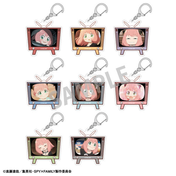 SPY x FAMILY Pick Character TD Acrylic Keychain Anya 間諜家家酒 (Set of 8)