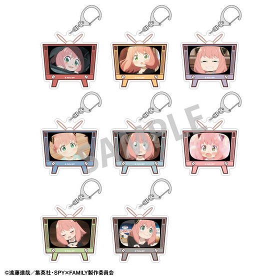 SPY x FAMILY Pick Character TD Acrylic Keychain Anya 間諜家家酒 (Set of 8)