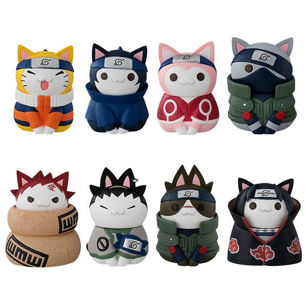 NARUTO-NYARUTO! 火影忍者 CATS of KONOHA VILLAGE (set of 8) (Aug 2022 Resale ver.)