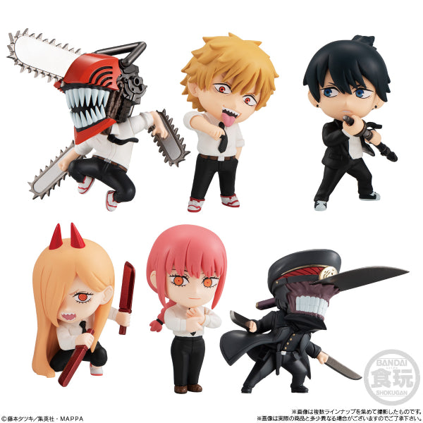 CHAINSAW MAN ADVERGE MOTION W/O GUM (set of 6) 鏈鋸人 電鋸人 淀治 電次 帕瓦 早川秋 瑪奇瑪 真紀真