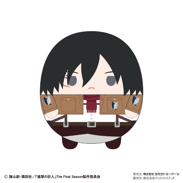 Attack on Titan 進擊的巨人 Fluffy Kororin 2 (set of 6)