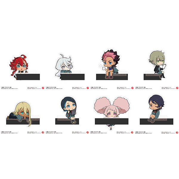 Mobile Suit Gundam: The Witch from Mercury Kadochara (Set of 8) 機動戰士 高達 水星的魔女 立牌 acrylic stand