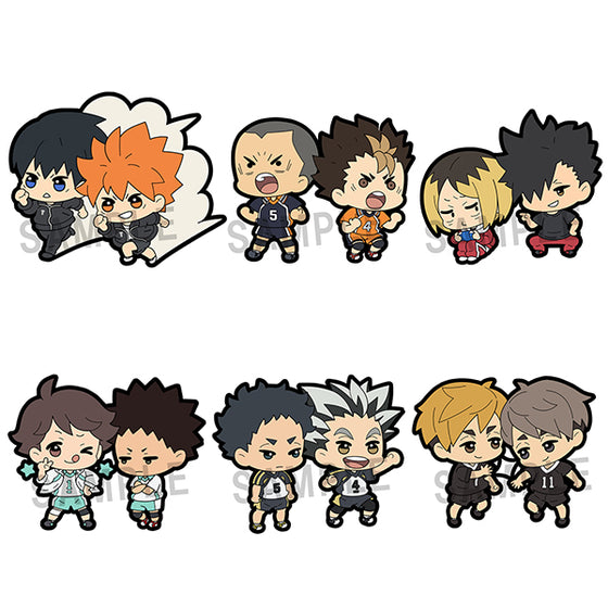 Rubber Mascot Buddycolle Haikyuu!! 排球少年 (set of 6)