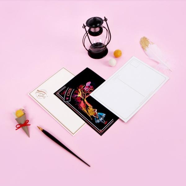 Lago Scratch Postcard Alice in Wonderland