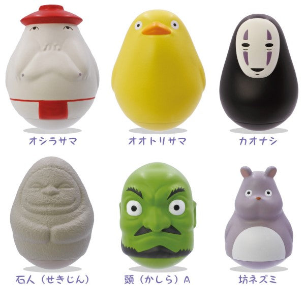 Spirited Away Puffy Swaying Rise and Fall (set of 6) 吉卜力 千與千尋 不倒翁 tumbler