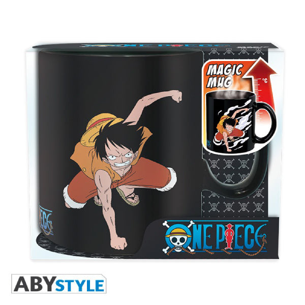 ONE PIECE - Mug Heat Change - 460 ml - Luffy & Ace 海賊王 路飛 艾斯 杯