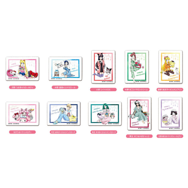 "Sailor Moon" Series x Sanrio Characters Acrylic Magnet (set of 10) 美少女戰士 三麗鷗 磁石 磁鐵 磁貼