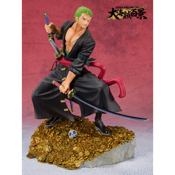 Figuarts ZERO Roronoa Zoro - WT100 Commemorative Eiichiro Oda Illustration "DAIKAIZOKU HYAKKEI"-