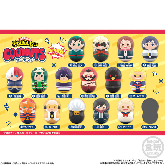 COO'NUTS MY HERO ACADEMIA W/O GUM (box of 14 packs) 我的英雄學院 不倒翁