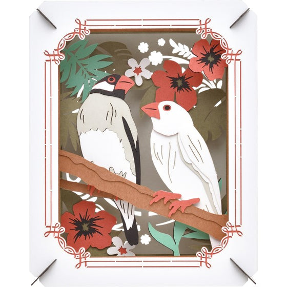 PT-295 PAPER THEATER - Buncho 紙劇場 文鳥 Java Sparrow