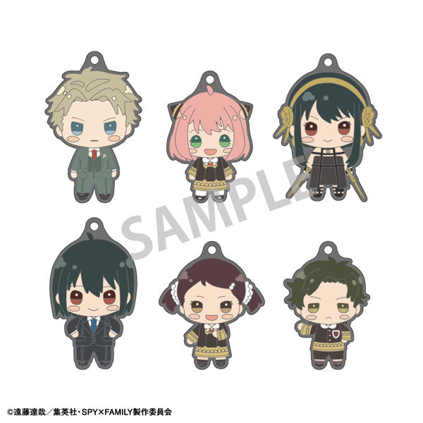 Spy x Family Trading Rubber Strap Chimakko (Set of 6) 間諜家家酒 間諜過家家 安妮亞 アーニャ 吊飾 掛飾 鎖匙扣