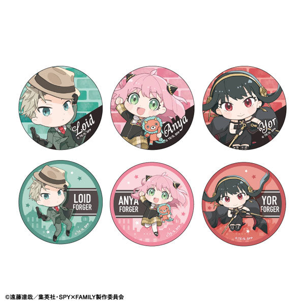 Spy x Family 間諜家家酒 Trading Tin Badge Okkochi (set of 6)
