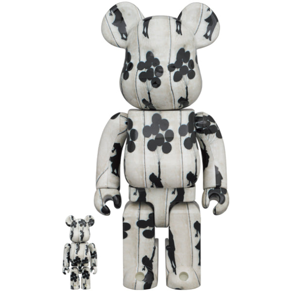 BE@RBRICK Flying Balloons Girl 100％ & 400％ Set