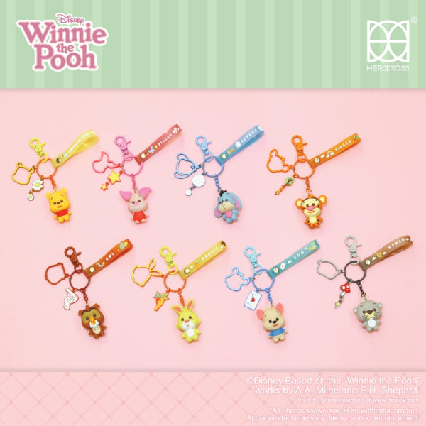 HEROCROSS - HKB#001 Winnie the Pooh & Friends Standing Post Keychain