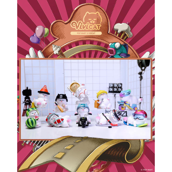 Pop Mart - ViviCat helmet Series Mini Figure