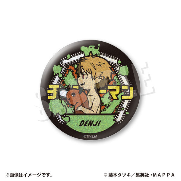 VETCOLO Chainsaw Man Glitter Can badge (8 variants) 鏈鋸人 電鋸人 淀治 電次 帕瓦 早川秋 姬野 瑪奇瑪 真紀真 小紅