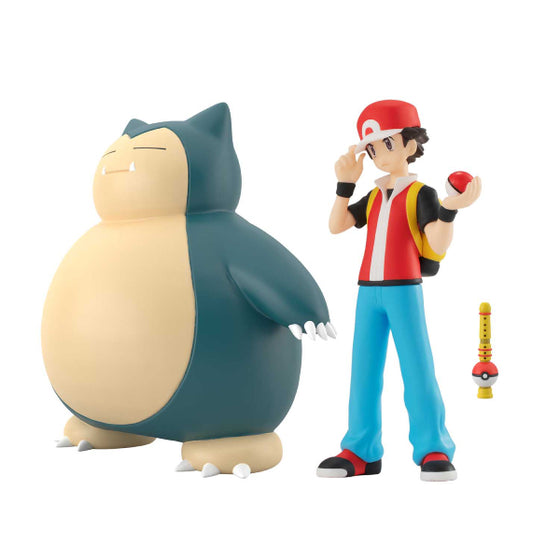 POKÉMON SCALE WORLD KANTO RED & SNORLAX & POKÉMON FLUTE W/O GUM (2025 July Resale ver.) 寵物小精靈 寶可夢 赤紅 卡比獸 關都地區