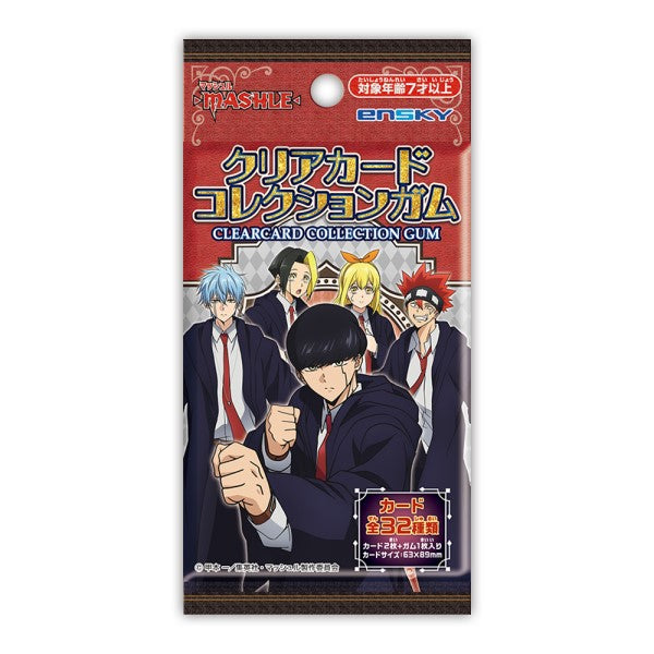 MASHLE Clear Card Collection Gum (box of 16 packs) (First edition limited BOX purchase benefits included) 肌肉魔法使