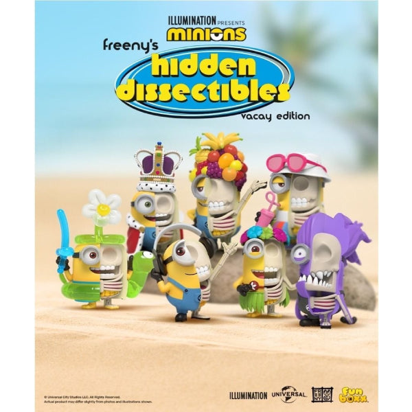 Freeny's Hidden Dissectibles Minions Series 01 - Vacay Edition (box of 6) 迷你兵團 半解剖