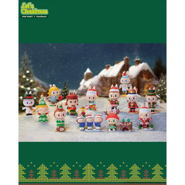 Pop Mart - THE MONSTER Let's Christmas Series Labubu