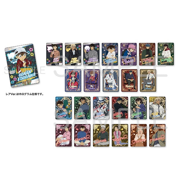 Detective Conan Neon Collection Metal Card 名偵探柯南 (box of 10 packs)