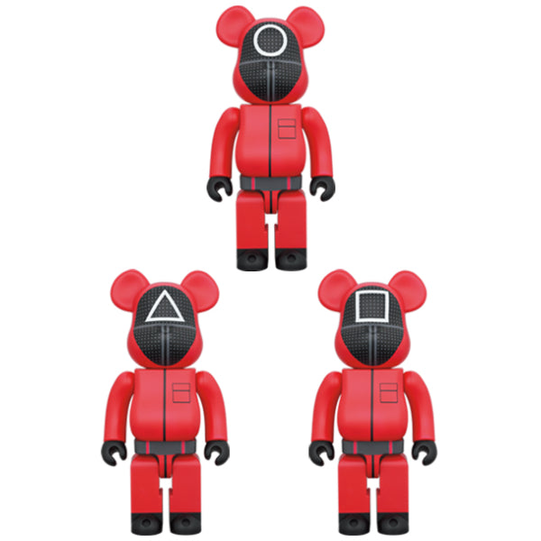 BE@RBRICK SQUID GAME (Squid Game) GUARD 1000% (○ / △ / □) 魷魚遊戲