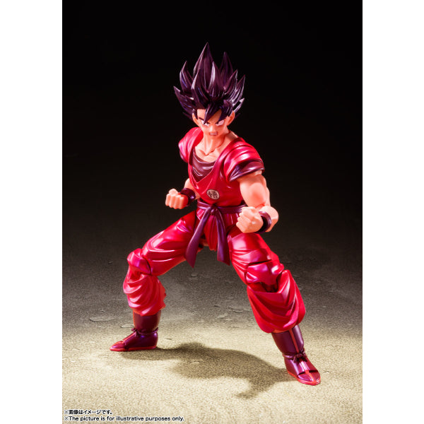 Dragon Ball S.H.Figuarts Son Goku Kaio-ken & Tamashii EFFECT ENERGY AURA Red Ver. SET
