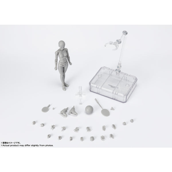 S.H.Figuarts Body-chan -Sports- Edition DX SET (Gray Color Ver.) 素體