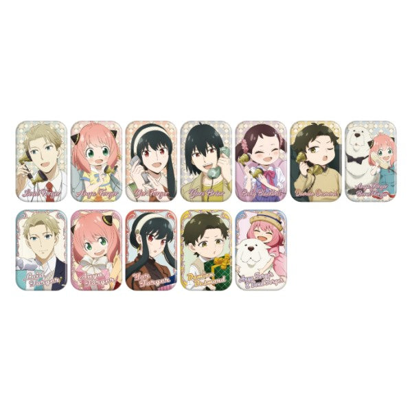 SPY×FAMILY Marukaku Can Badge 2 (set of 12) 間諜家家酒 間諜過家家 安妮亞 Anya アーニャ 襟章