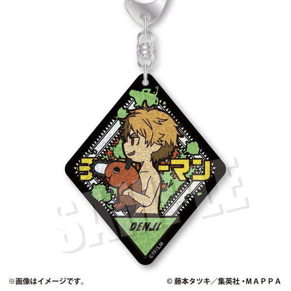 VETCOLO Chainsaw Man Glitter Acrylic Keychain (8 variants) 鏈鋸人 電鋸人 淀治 電次 帕瓦 早川秋 姬野 瑪奇瑪 真紀真 小紅