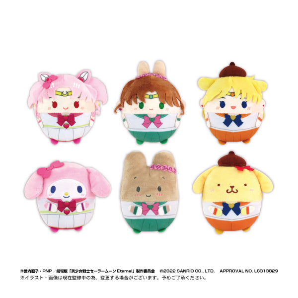 [Pretty Guardian Sailor Moon Eternal X Sanrio] Fuwakororin Plush Collection 2 (Set of 6) 美少女戰士