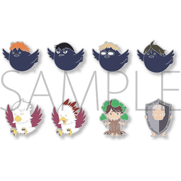 Haikyu !! TO THE TOP 排球少年 Pins Collection (Prefectural Qualifying Members (set of 8) / Harutaka Members (set of 10))